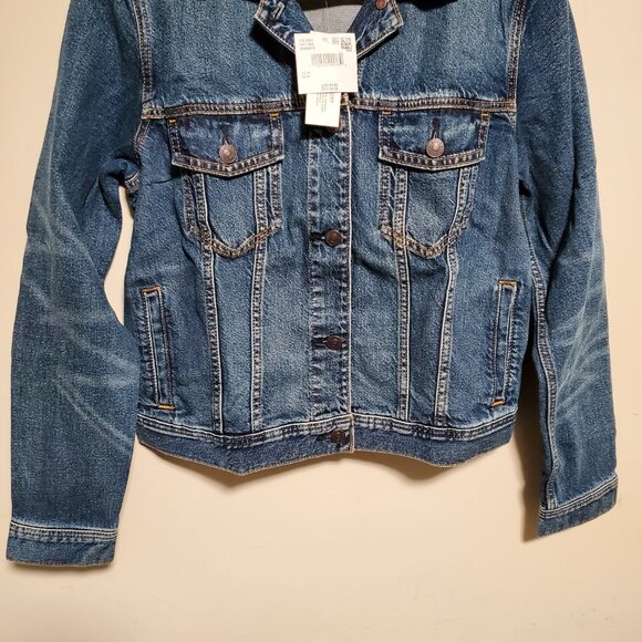 American Eagle AE Strigid Classic Denim Jacket | Dark Wash | NWT - Picture 7 of 13